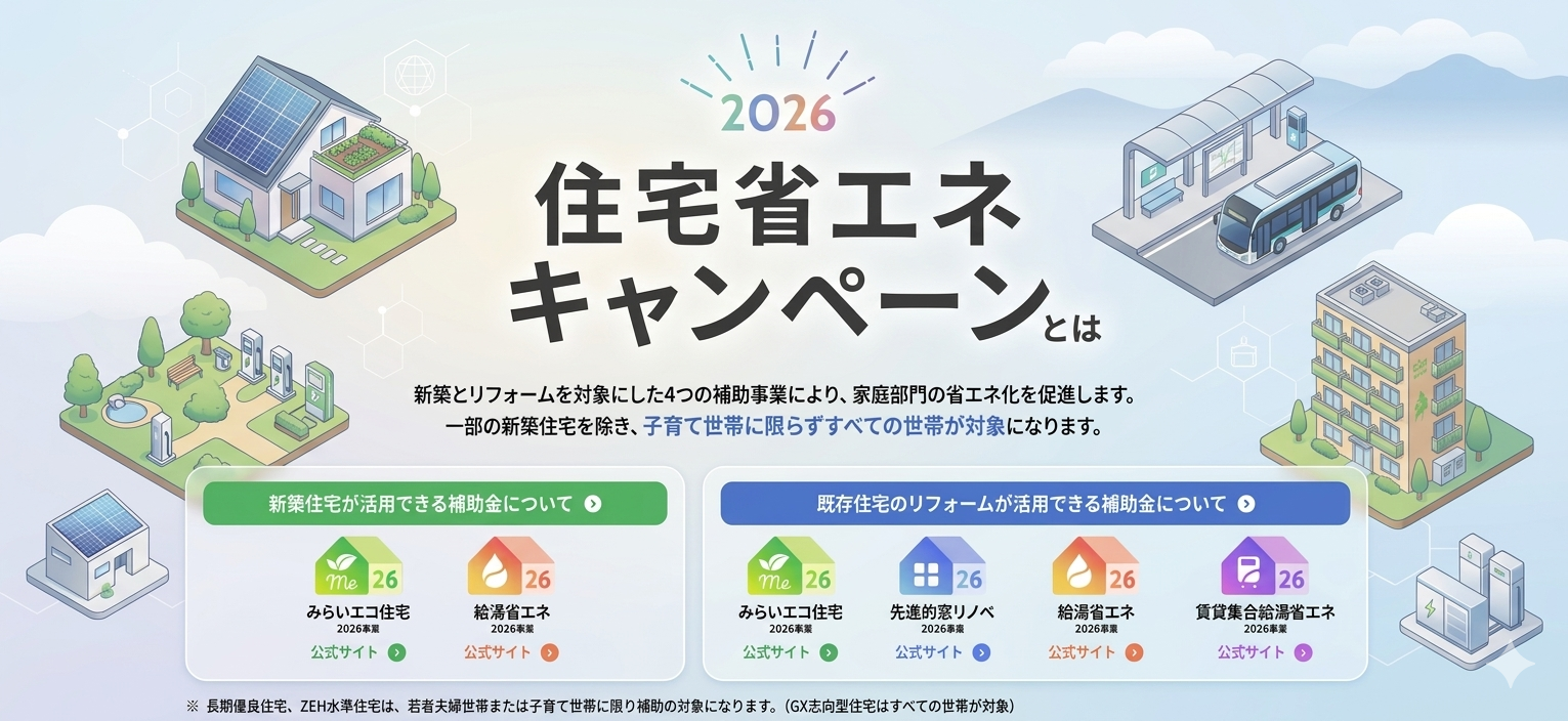 住宅省エネ2026キャンペーン「結局、何をやると得？」