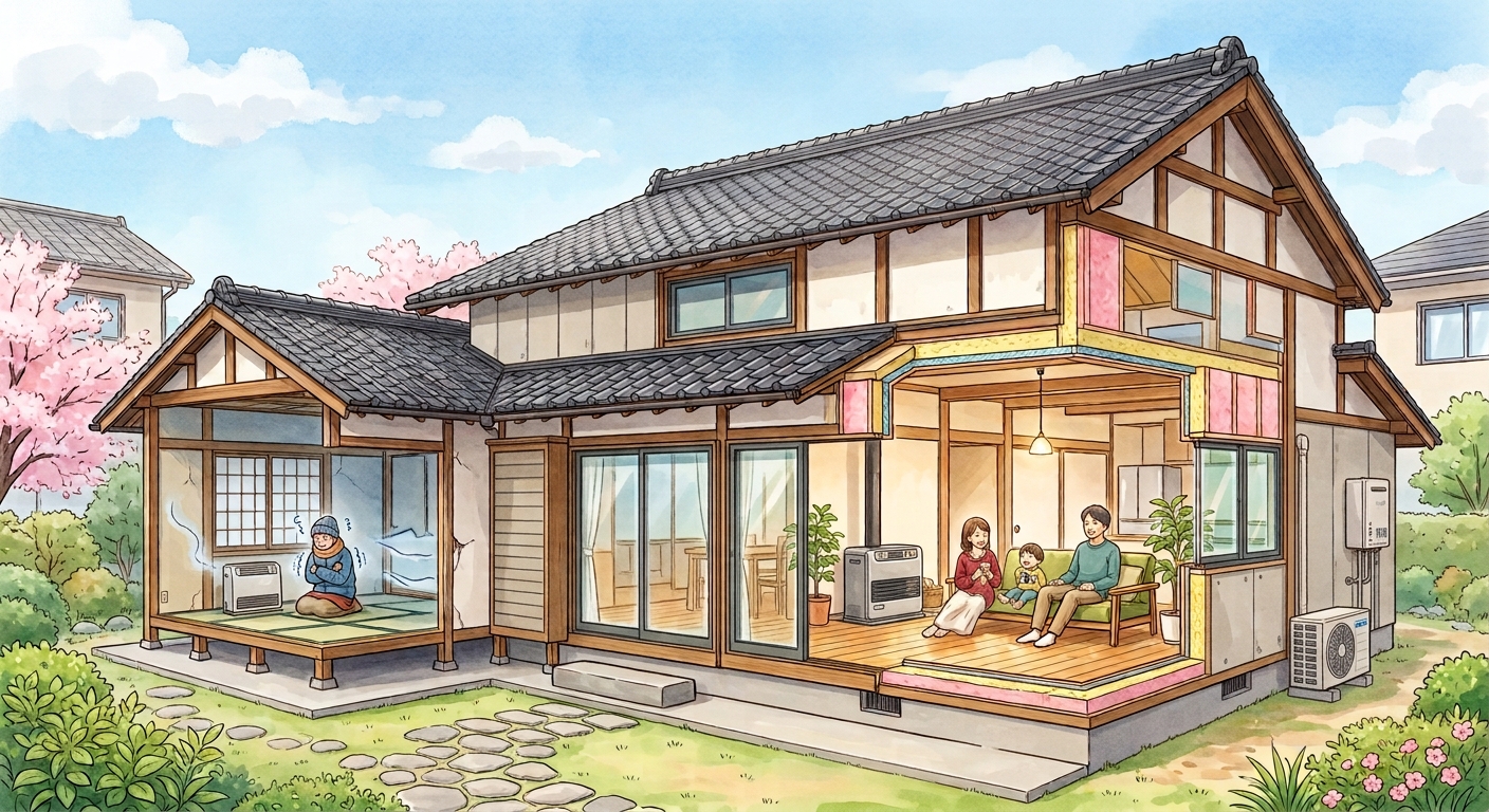古い家を建て替えずに快適な高性能住宅へ｜リフォームでできる住宅性能向上とは？